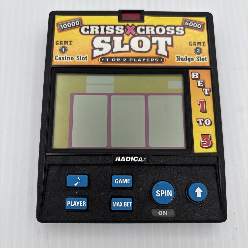 CrissCross Slot - Electronic Handheld Game by Radica